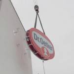 Dr. Oetker Logo, Villach - Montage